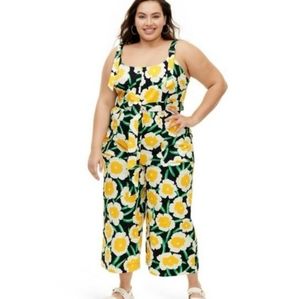 NWT Diane Von Furstenberg x Target utility sleeveless poppy floral jumpsuit - 4x